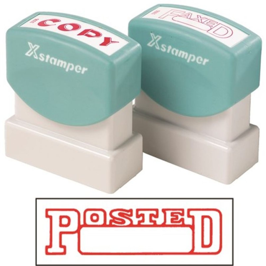 Stamps | Xstamper Xstamper Stamp Cx-Bn 1211 Posted/Date Red