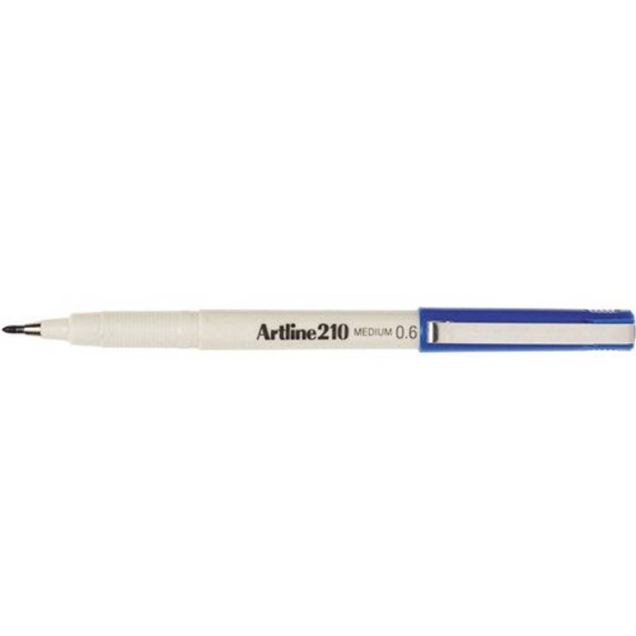 Telephones & Accessories | Artline Artline 210 Fineliner Pen Medium 0.6Mm Blue