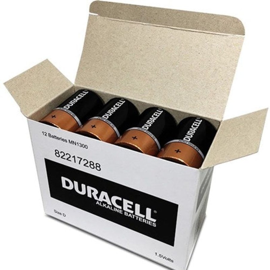 Batteries | Duracell Duracell Coppertop Alkaline Battery Size D Pack Of 12