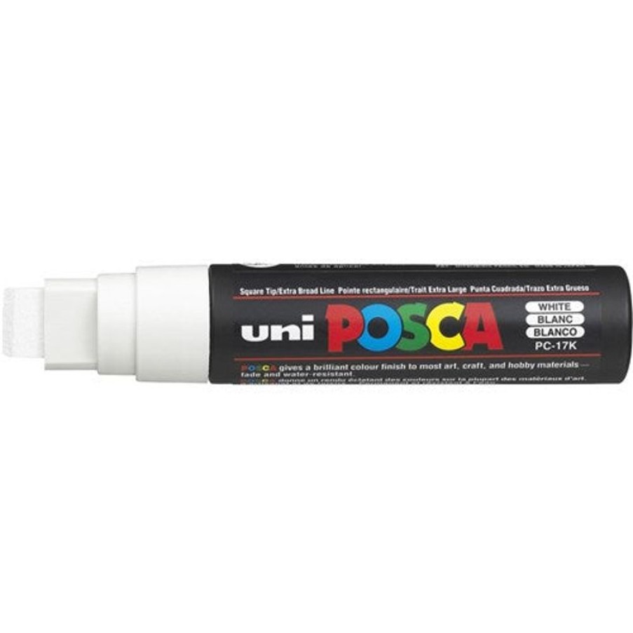 Markers & Highlighters | POSCA Uni Posca Paint Marker Pc-17K Extra Broad 15Mm Tip White