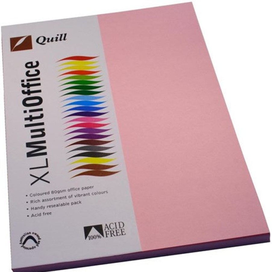 Telephones & Accessories | Quill Quill Colour Copy Paper A4 80Gsm Musk Pack Of 100