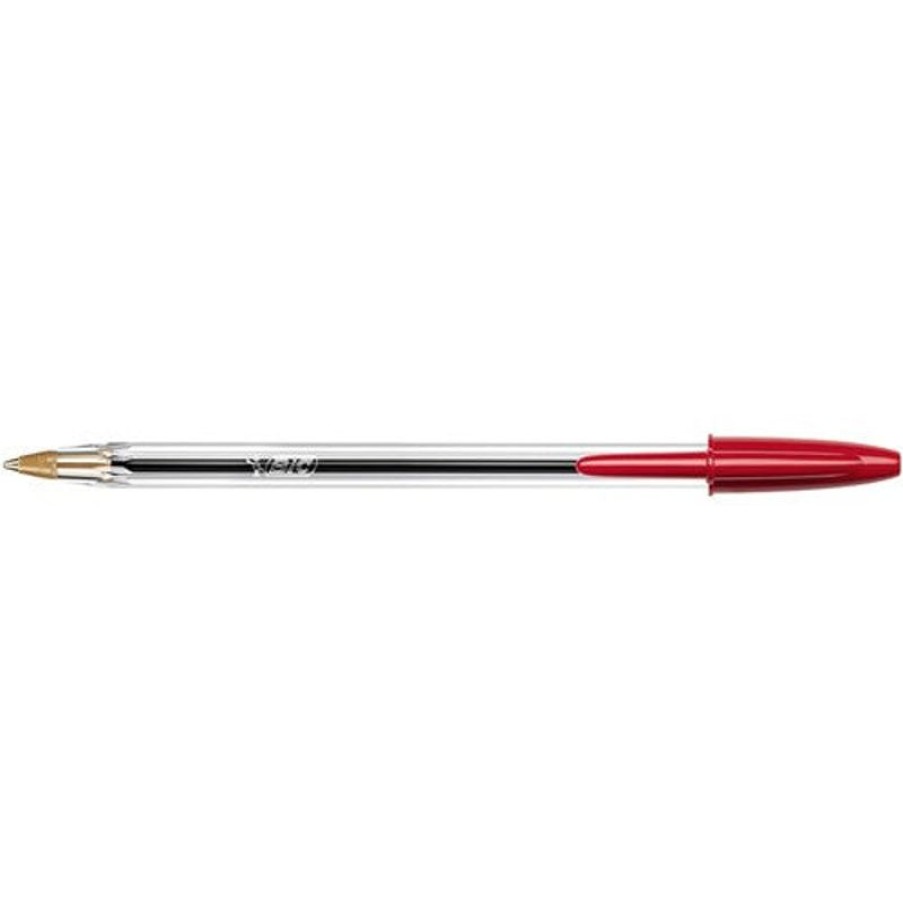 Telephones & Accessories | Bic Bic Cristal Original Ballpoint Pen Medium 1Mm Red Box12