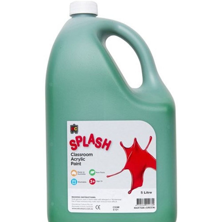 School Supplies/Art & Craft | EC Ec Classroom Splash Paint 5 Litres Martian