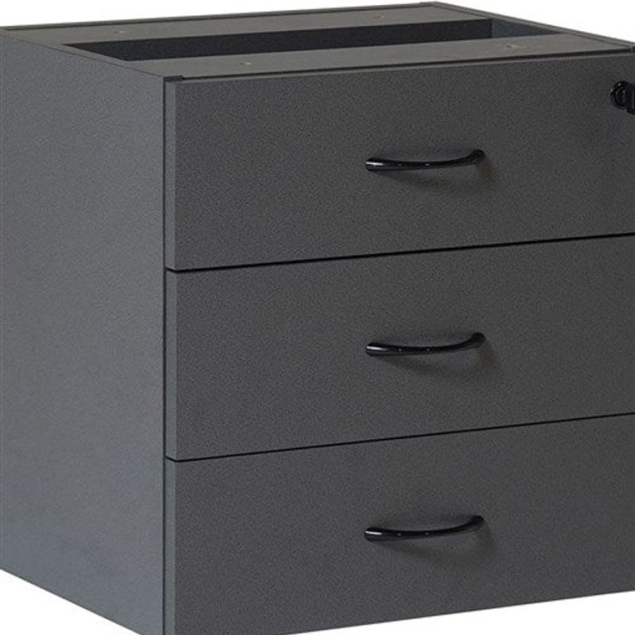 Storage | RapidLine Rapidline Rapid Worker Fixed Pedestal 3 Drawer 465W X 447D X 454Mmh Ironstone