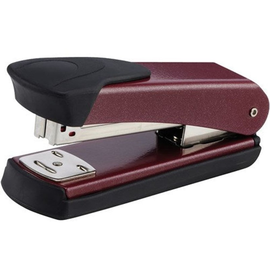 Telephones & Accessories | Rexel Rexel Stapler Matador Half Strip 25 Sheet Capacity Red