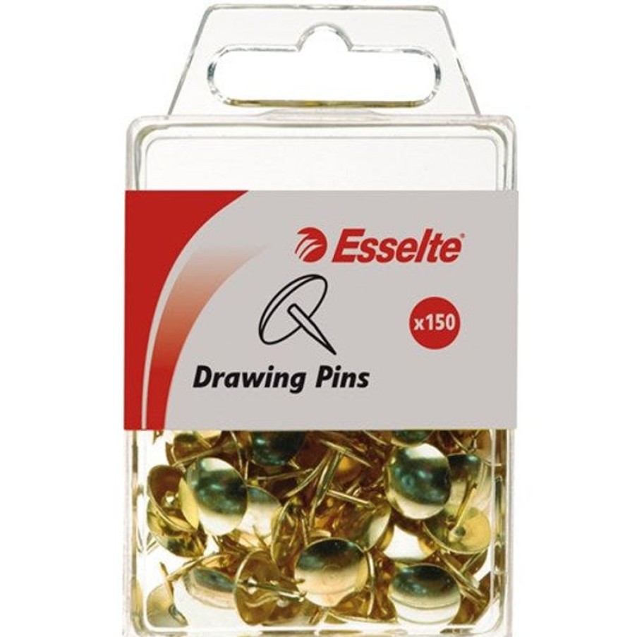 Clips & Fasteners | Esselte Esselte Drawing Pins Brass Pack Of 150