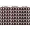 Telephones & Accessories | Avery Avery Alphabet Coding Label K Side Tab 25X38Mm Brown Pack Of 180