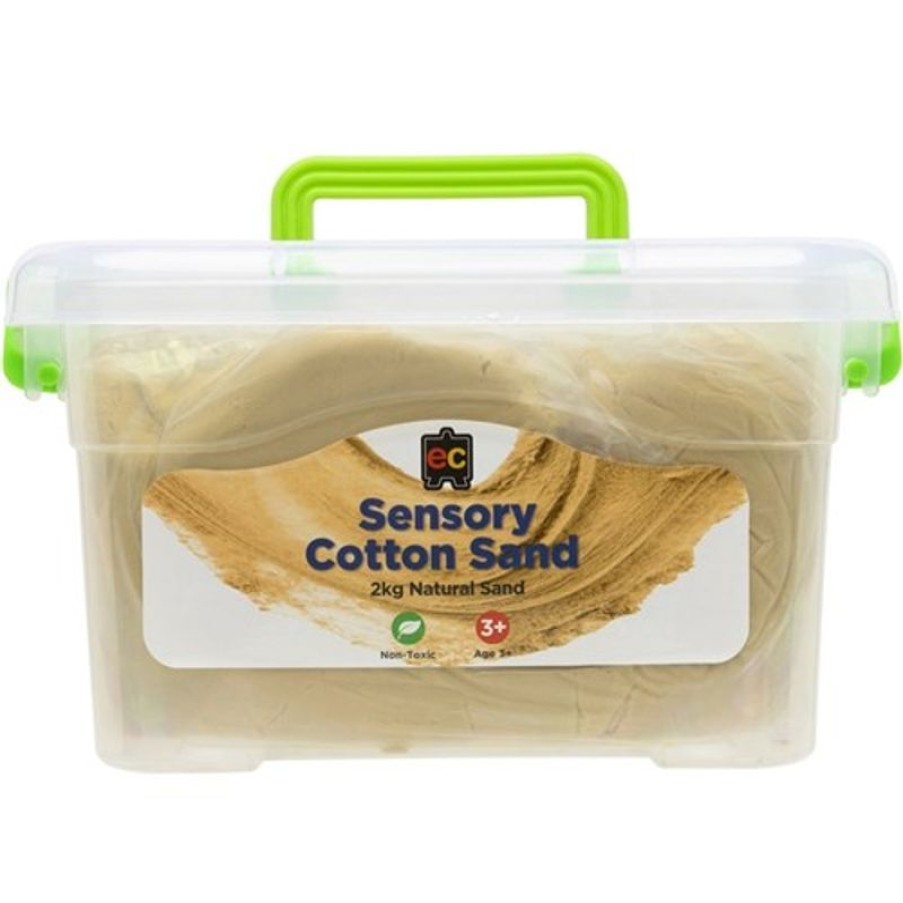 School Supplies/Art & Craft | EC Ec Sensory Cotton Sand 5Kg Tub Natural