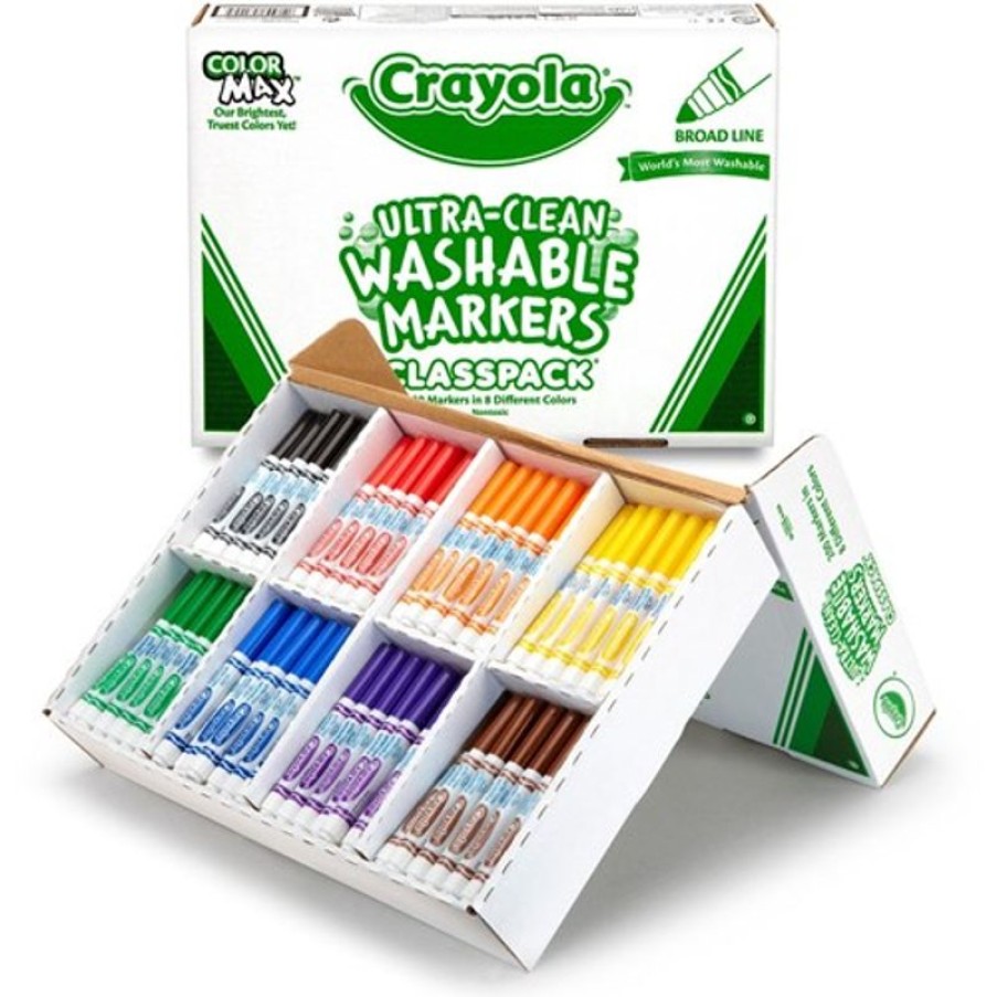 Telephones & Accessories | Crayola Crayola Ultra Clean Washable Broadline Marker Classic Classpack Pack Of 200