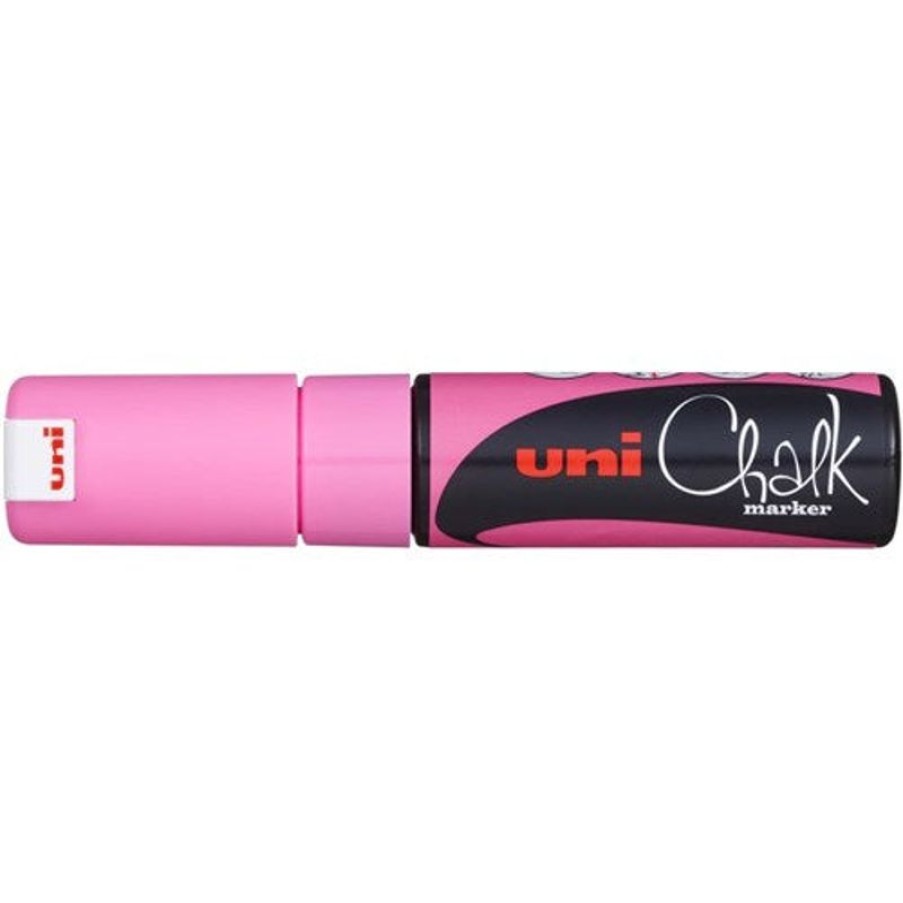 Markers & Highlighters | Uni-Ball Uni Liquid Chalk Marker 8.0Mm Chisel Tip Fluoro Pink