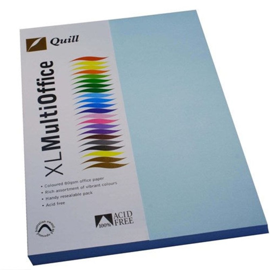 Telephones & Accessories | Quill Quill Colour Copy Paper A4 80Gsm Powder Blue Pack Of 100