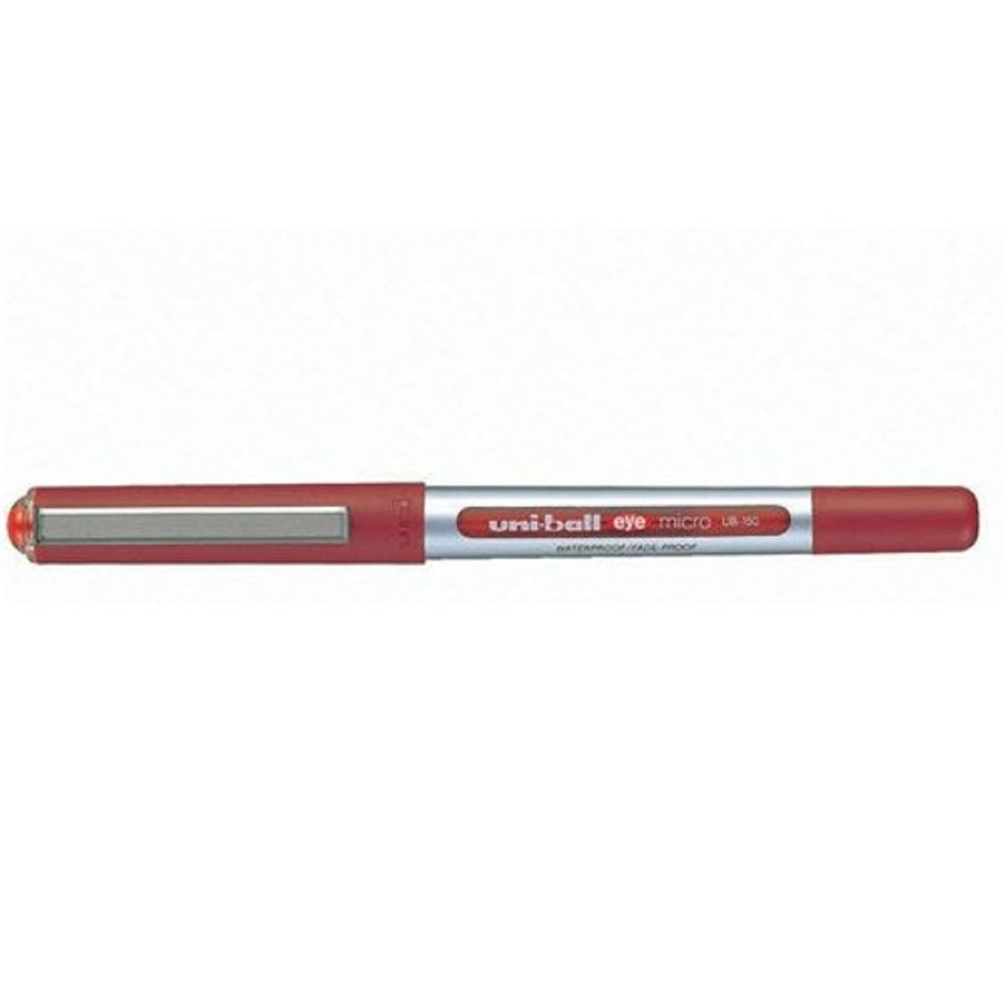 Pens | Uni-Ball Uni-Ball Ub150 Eye Rollerball Pen Micro 0.5Mm Red Box12