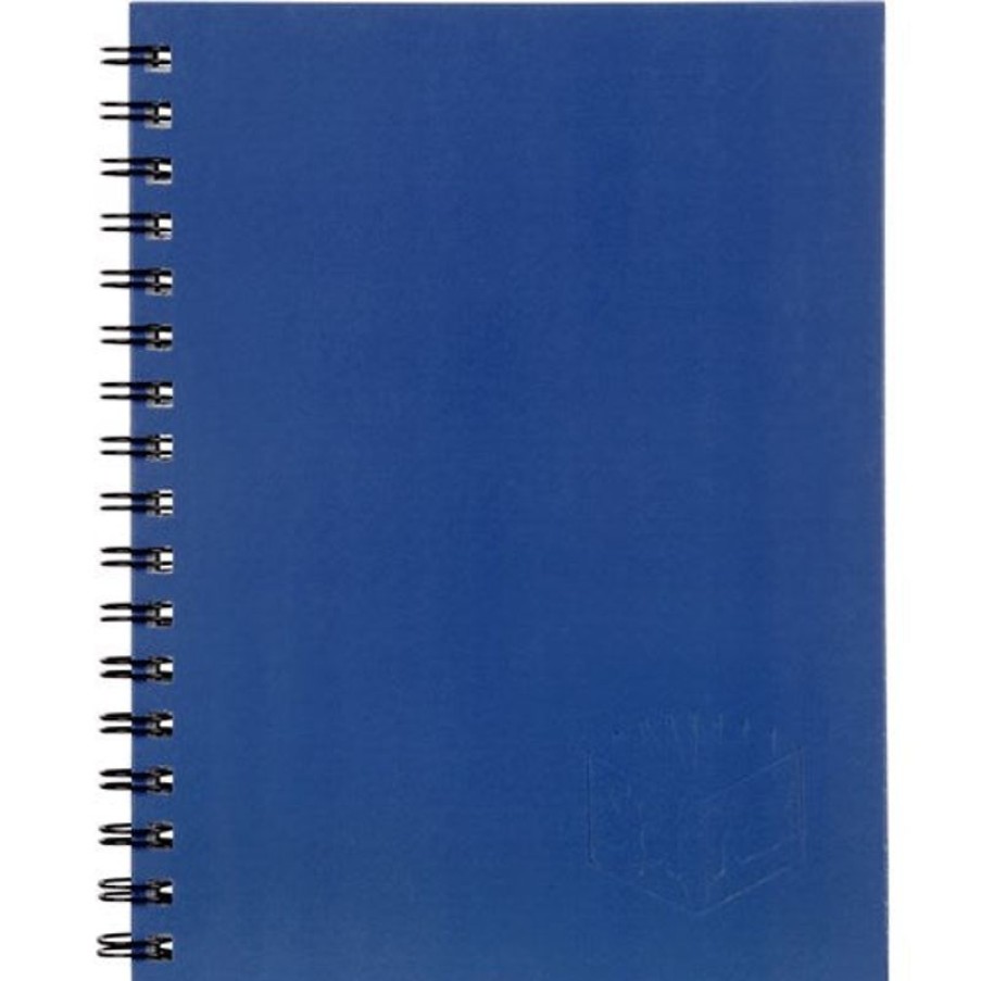 Paper, Post & Books/Books | Spirax Spirax 512 Hard Cover Notebook A4 Ruled 200 Page Side Opening Blue