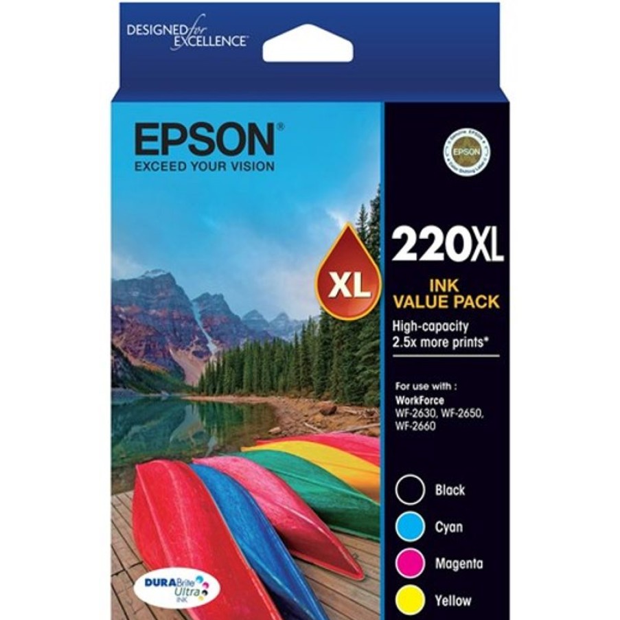 Inkjets | Epson Epson 220Xl Ink Cartridge High Yield Value Pack Of 4