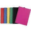 Paper, Post & Books/Books | Spirax Spirax 511 Hardcover Notebook A5 Ruled 200 Page Side Opening Assorted Colours Box4