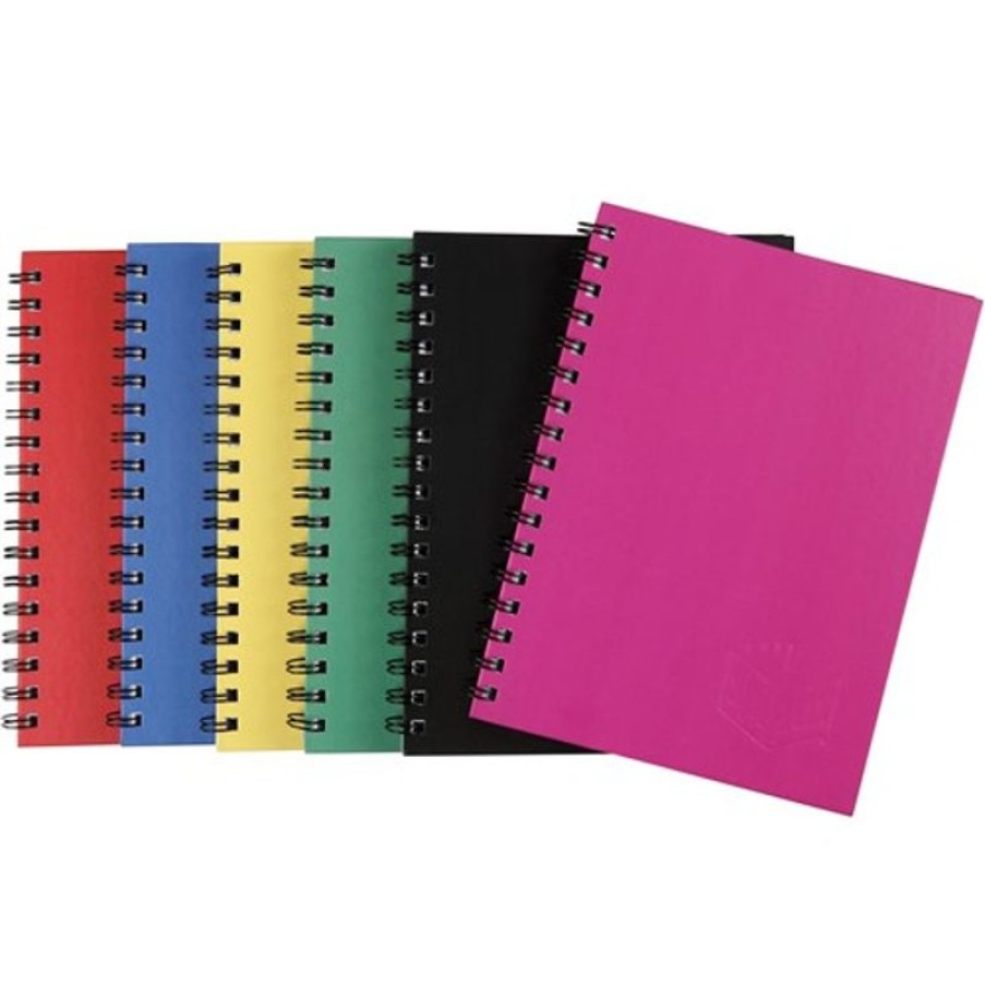 Paper, Post & Books/Books | Spirax Spirax 511 Hardcover Notebook A5 Ruled 200 Page Side Opening Assorted Colours Box4