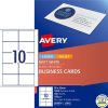 Telephones & Accessories | Avery Avery Business Cards Laser & Inkjet Labels White L7415 90X52Mm 10Up 1000 Cards