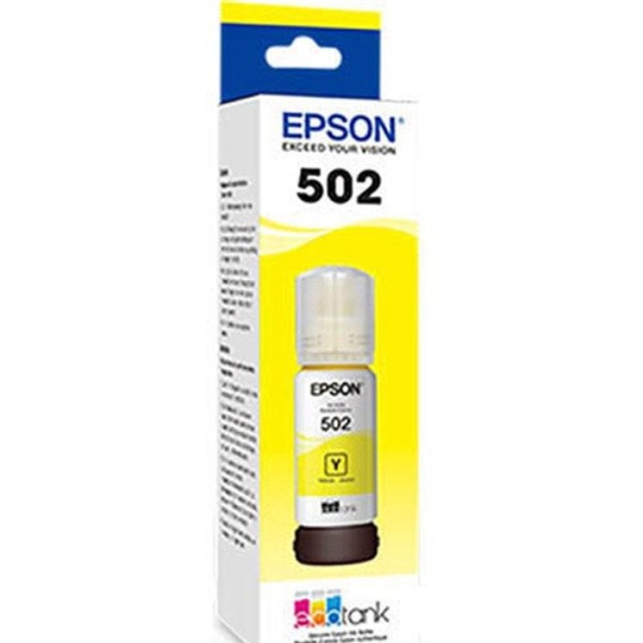 Toner | Epson Epson T502 Yellow Ink Bottle