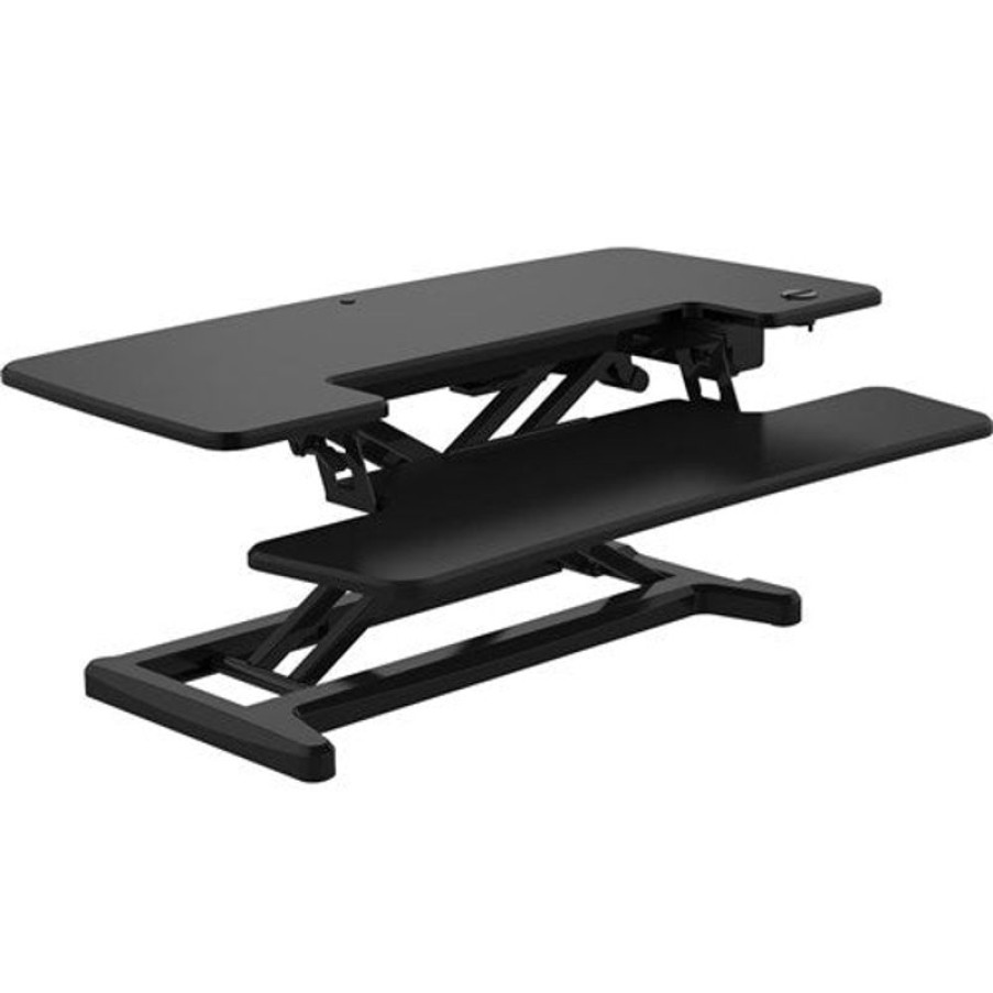 Office Furniture | RapidLine Rapidline Rapid Flux Electric Height Adjustable Desk Riser 880W X 415D X 120-550Mmh Black