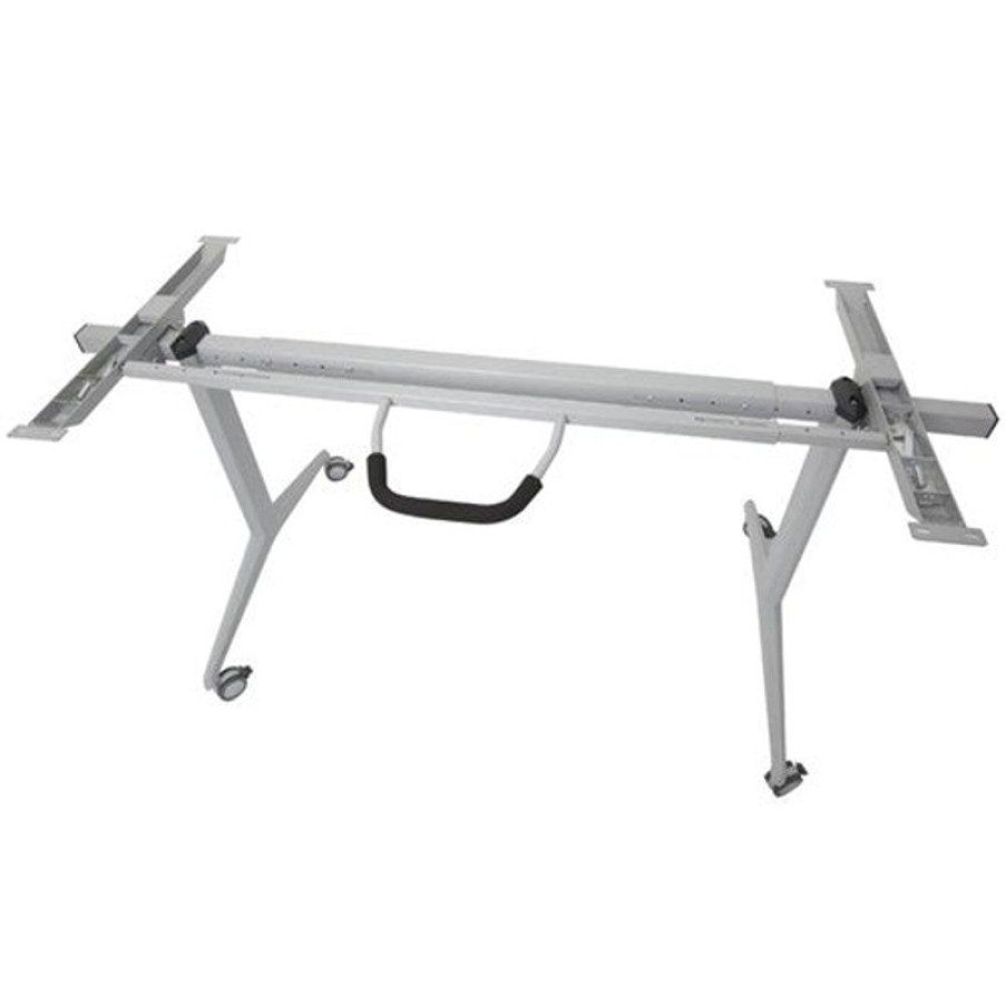 Office Furniture | RapidLine Rapidline Expandable Flip Top Table Frame Only Suits Tops 1500W-1800Mmw Precious Silver