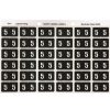 Telephones & Accessories | Avery Avery Numeric Coding Label 5 Side Tab 25X38Mm Dark Green Pack Of 180