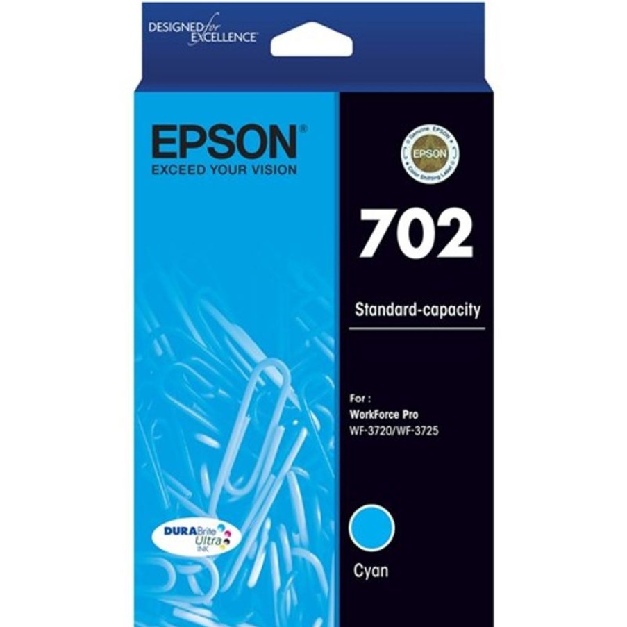 Inkjets | Epson Epson C13T344292 - 702 Ink Cartridge Cyan