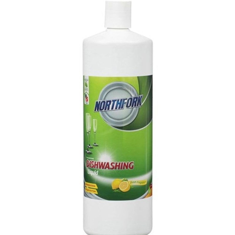 Cleaning & Safety/Kitchen | Northfork Northfork Geca Dishwashing Liquid Fresh Lemon Scent 1 Litre