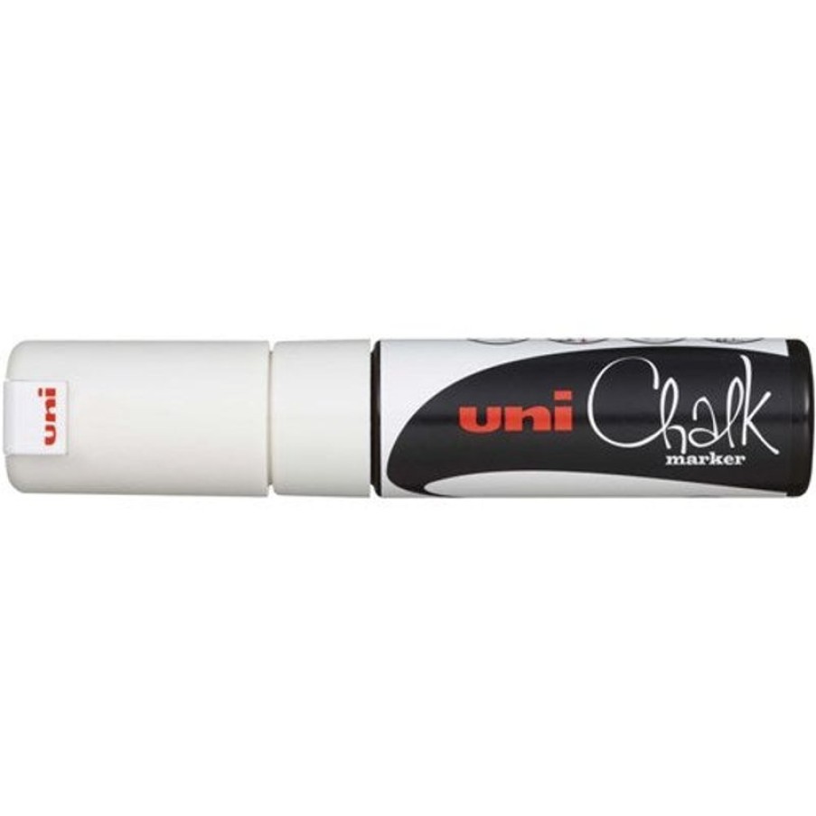 Markers & Highlighters | Uni-Ball Uni Liquid Chalk Marker 8.0Mm Chisel Tip White