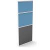 Office Furniture | RapidLine Rapidline Rapid Screen 750W X 30D X 1650Mmh Blue Fabric / Ironstone Base