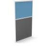 Office Furniture | RapidLine Rapidline Rapid Screen 750W X 30D X 1250Mmh Blue Fabric / Ironstone Base