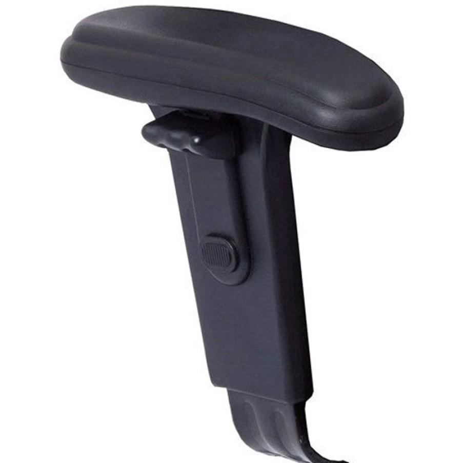 Chairs & Accessories | RapidLine Rapidline Adjustable Arm Rest Only For Rapidline Chairs Set Of 2 Black