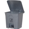 Telephones & Accessories | Cleanlink Cleanlink Rubbish Bin With Pedal Lid 30 Litres Grey