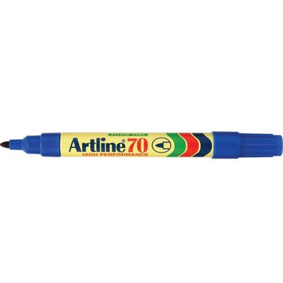 Telephones & Accessories | Artline Artline 70 Permanent Marker Bullet 1.5Mm Blue Box12