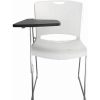 Chairs & Accessories | K2 Office K2 Ntr Pixie Lecturer Visitor Chair White With Black Tablet Arm