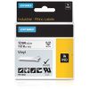 Labelling Machines & Accessories | Dymo Dymo 18444 Rhino Industrial Labels 12Mmx5.5M Vinyl Black On White