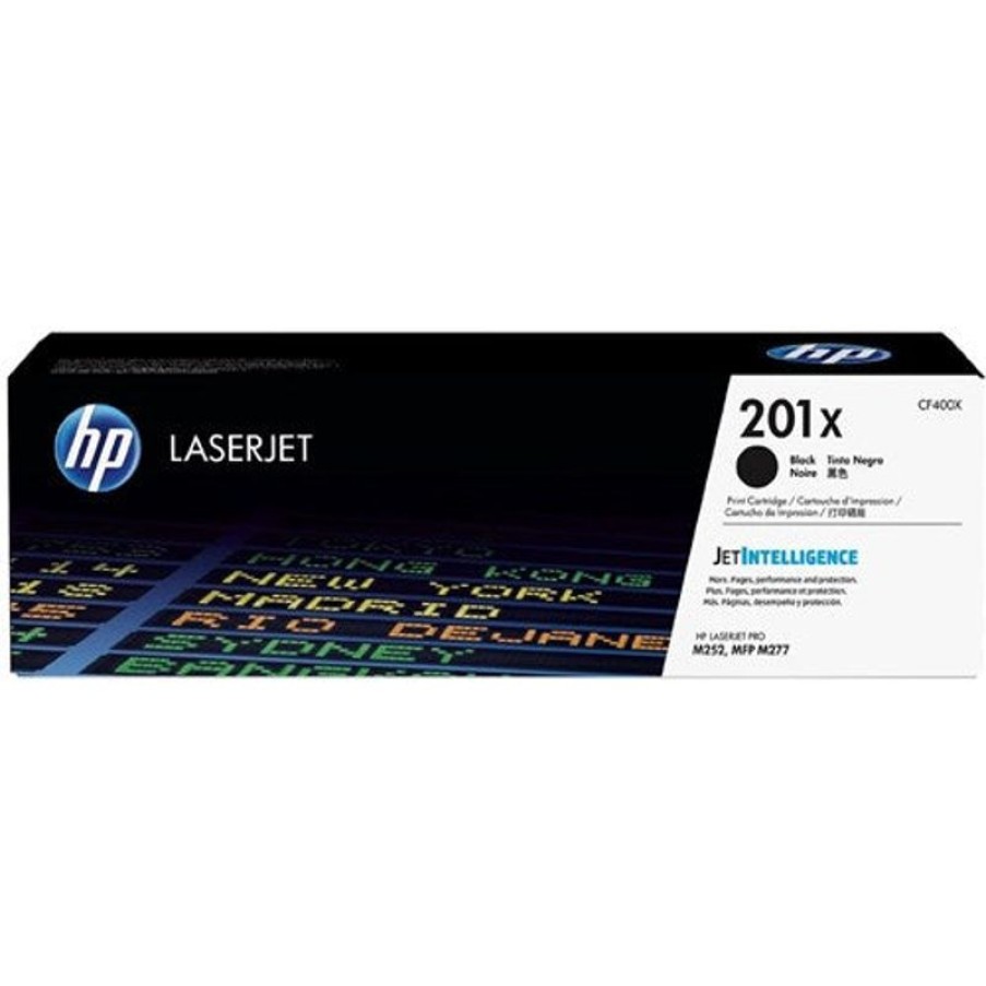 Toner | HP Hp 201X Laserjet Toner Cartridge High Yield Black Cf400X