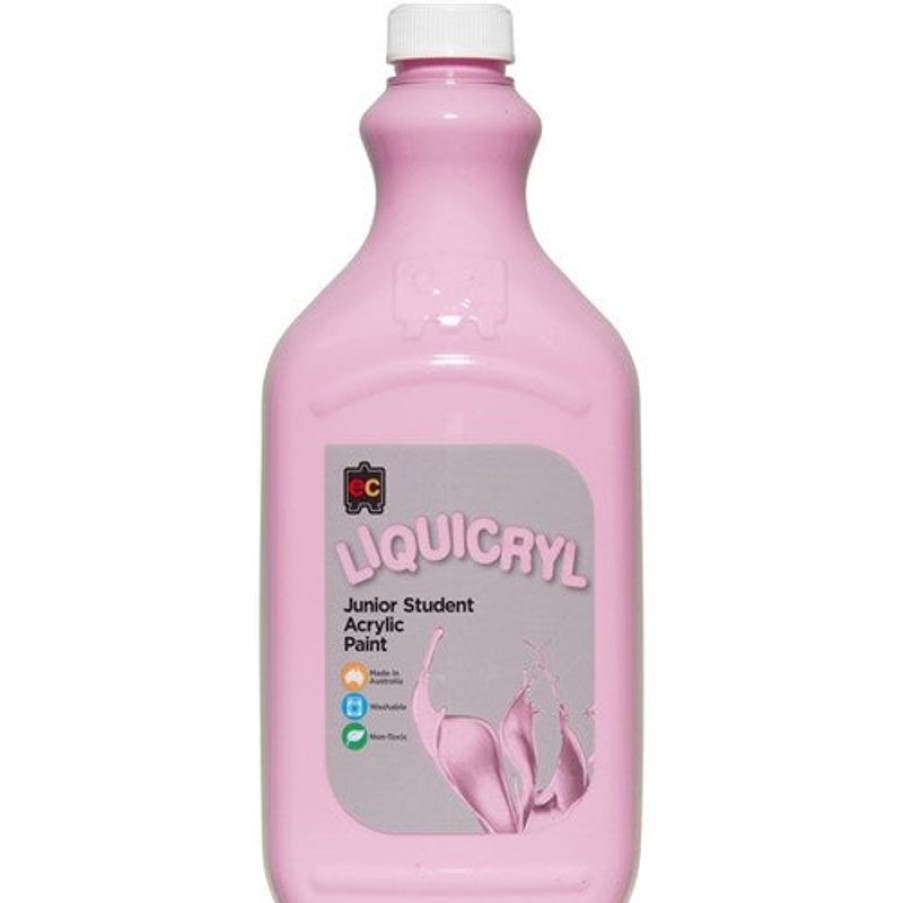 School Supplies/Art & Craft | EC Ec Liquicryl Paint 2 Litres Pink