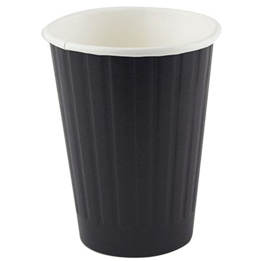 Cleaning & Safety/Kitchen | Writer Writer Disposable Double Wall Paper Cups 355Ml 12Oz Box Of 500 Black