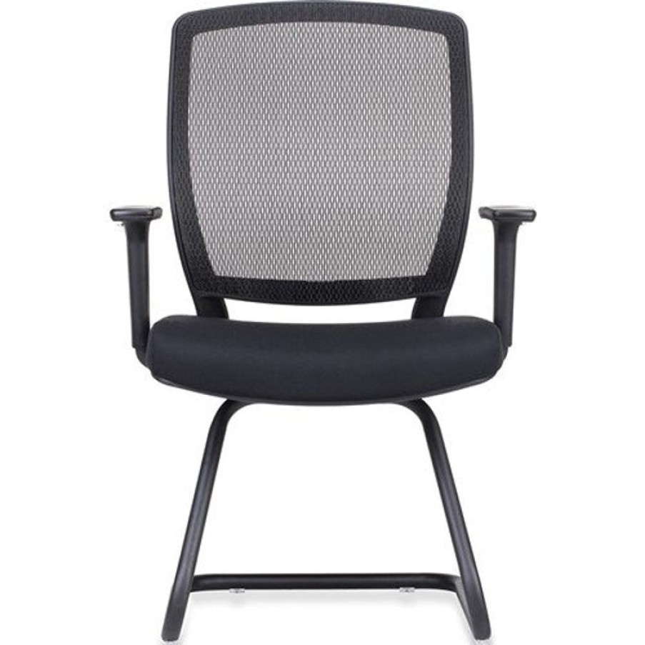 Chairs & Accessories | RapidLine Rapidline Hartley Visitor Chair Large Mesh Back Black