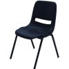 Office Furniture | RapidLine Rapidline P100 Stackable Visitor Chair Black Polypropylene Shell