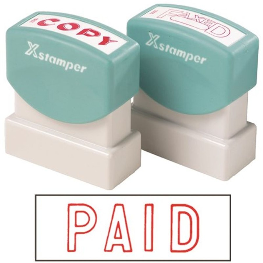 Stamps | Xstamper Xstamper Stamp Cx-Bn 1005 Paid Red