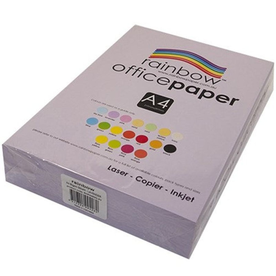 Telephones & Accessories | Rainbow Rainbow Office Copy Paper A4 80Gsm Lavender Ream Of 500