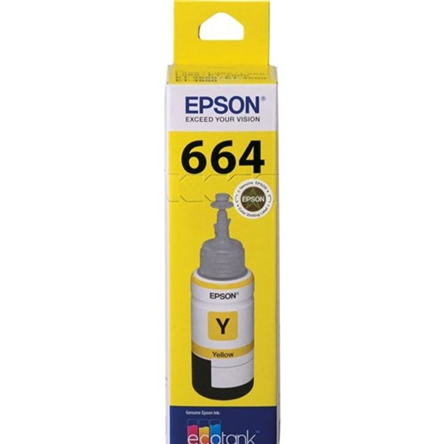 Inkjets | Epson Epson C13T664492 - T664 Ink Cartridge Yellow