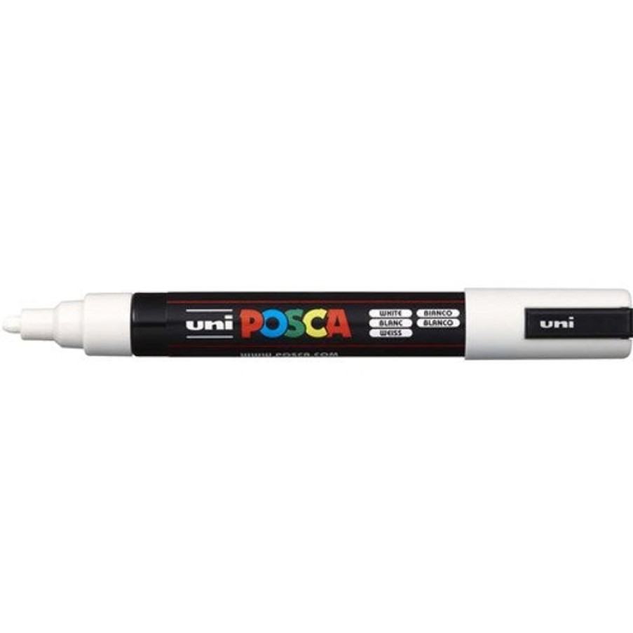 Markers & Highlighters | POSCA Uni Posca Paint Marker Pc-5M Medium 2.5Mm Bullet Tip White