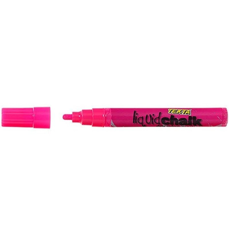 Markers & Highlighters | Texta Texta Liquid Chalk Marker Dry Wipe Bullet 4.5Mm Pink