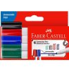 Markers & Highlighters | Faber-Castell Faber-Castell Connector Whiteboard Marker Assorted Colours Pack Of 4