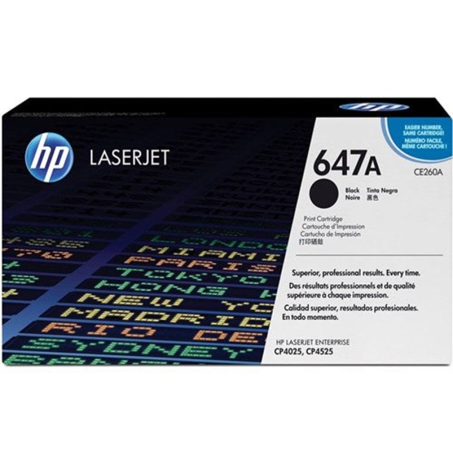 Toner | HP Hp 647A Laserjet Toner Cartridge Black Ce260A