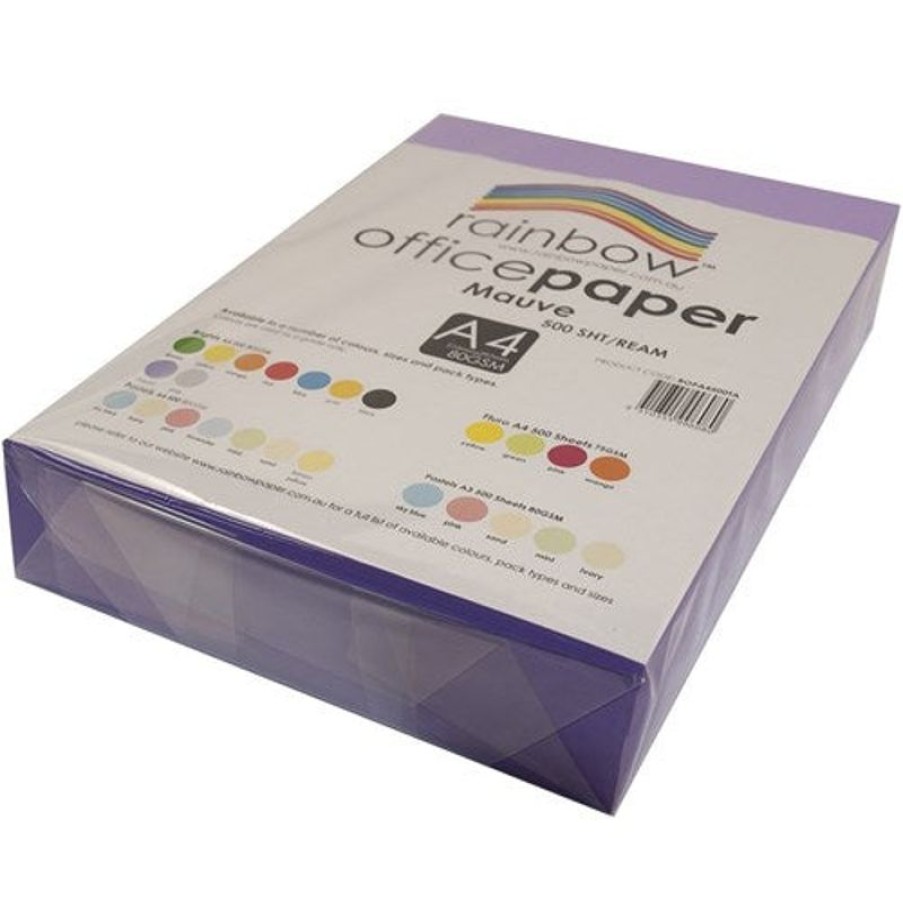 Telephones & Accessories | Rainbow Rainbow Office Copy Paper A4 80Gsm Mauve Ream Of 500