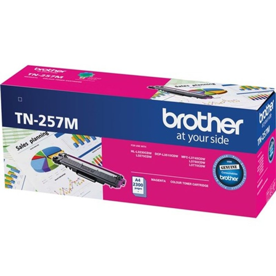 Telephones & Accessories | Brother Brother Tn-257M Toner Cartridge High Yield Magenta