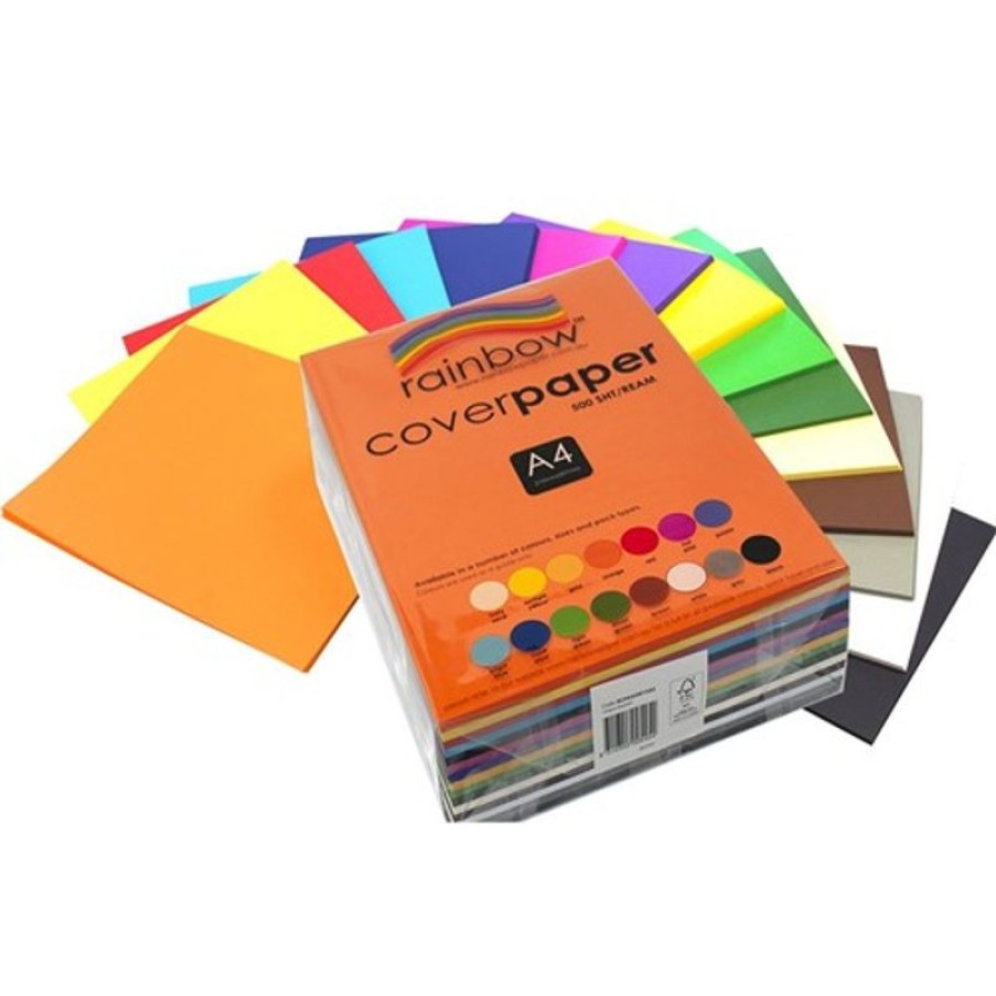 Telephones & Accessories | Rainbow Rainbow Cover Paper A4 125Gsm Assorted 500 Sheets